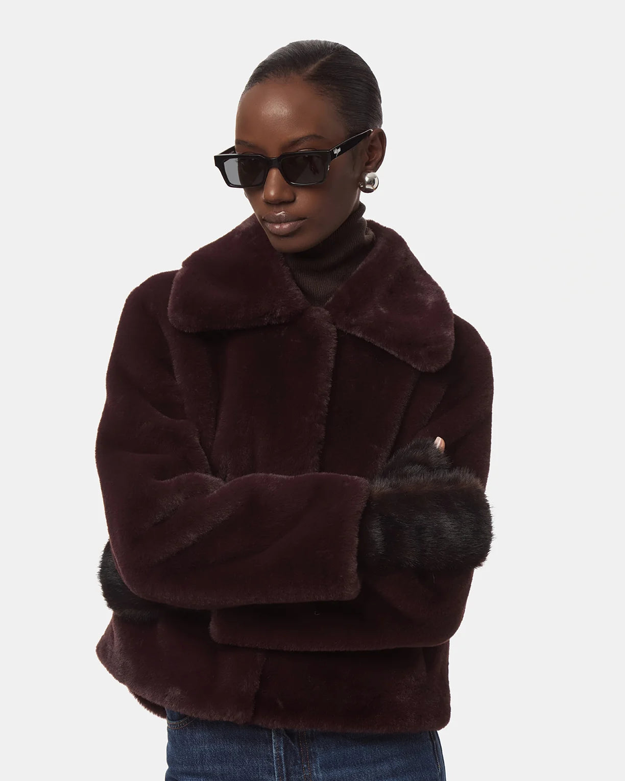 Apparis Jacket Elis Burgundy