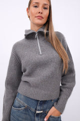 Herzensangelegenheit Half Zip Metal