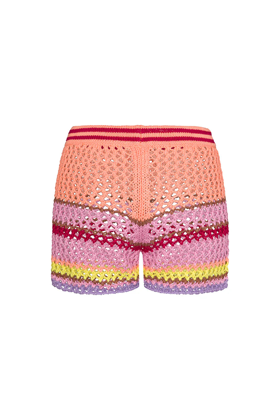 Liv Bergen Shorts Crochet Abricot