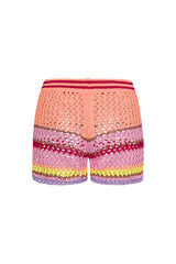 Liv Bergen Shorts Crochet Abricot