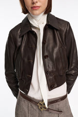 Dorothee Schumacher Jacke Sleek Statement Choco