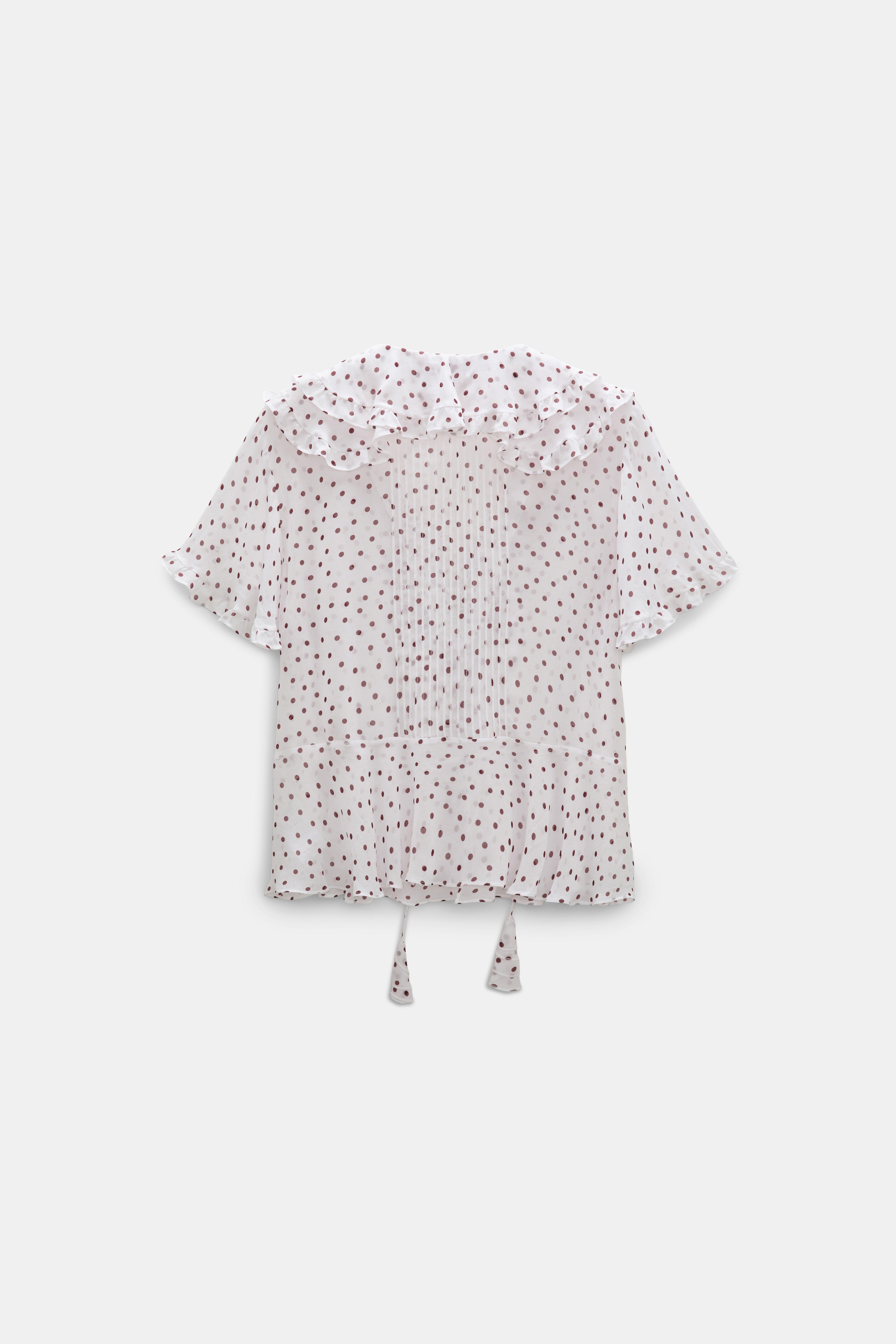 Dorothee Schumacher Bluse Dancing Dots Bordeaux