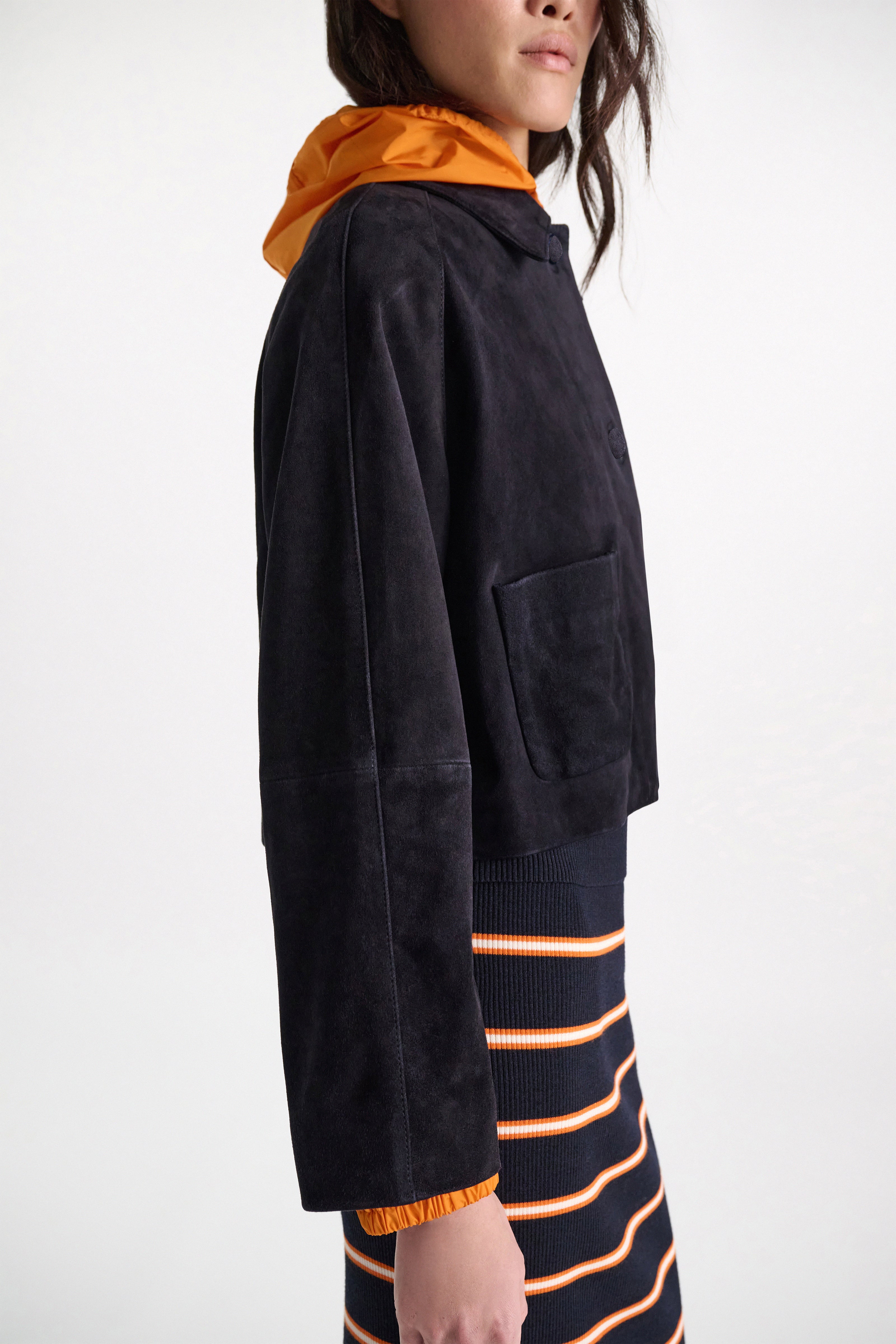 Dorothee Schumacher Lederjacke Soft Touch Navy