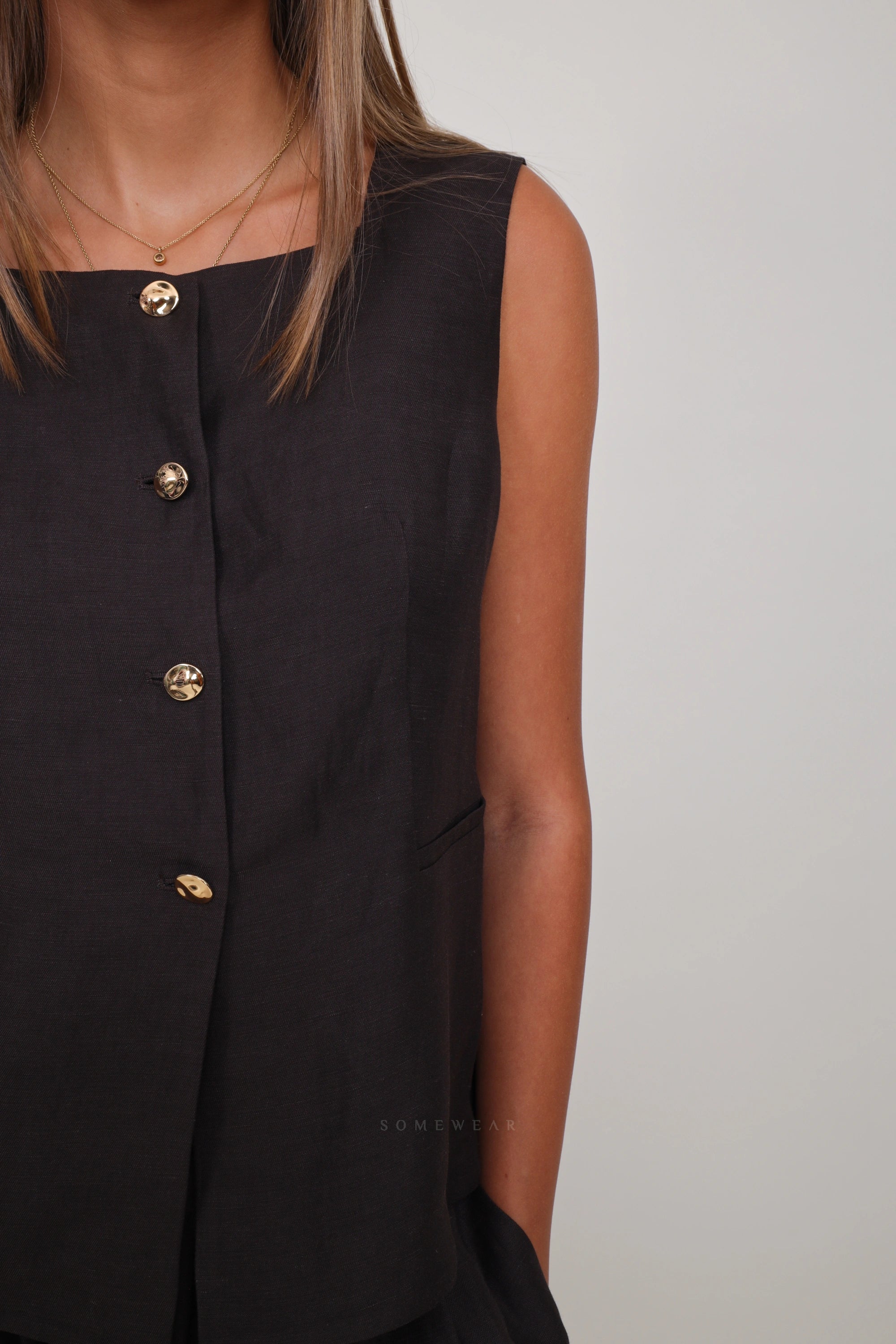 Liviana Conti Waistcoat Fondant