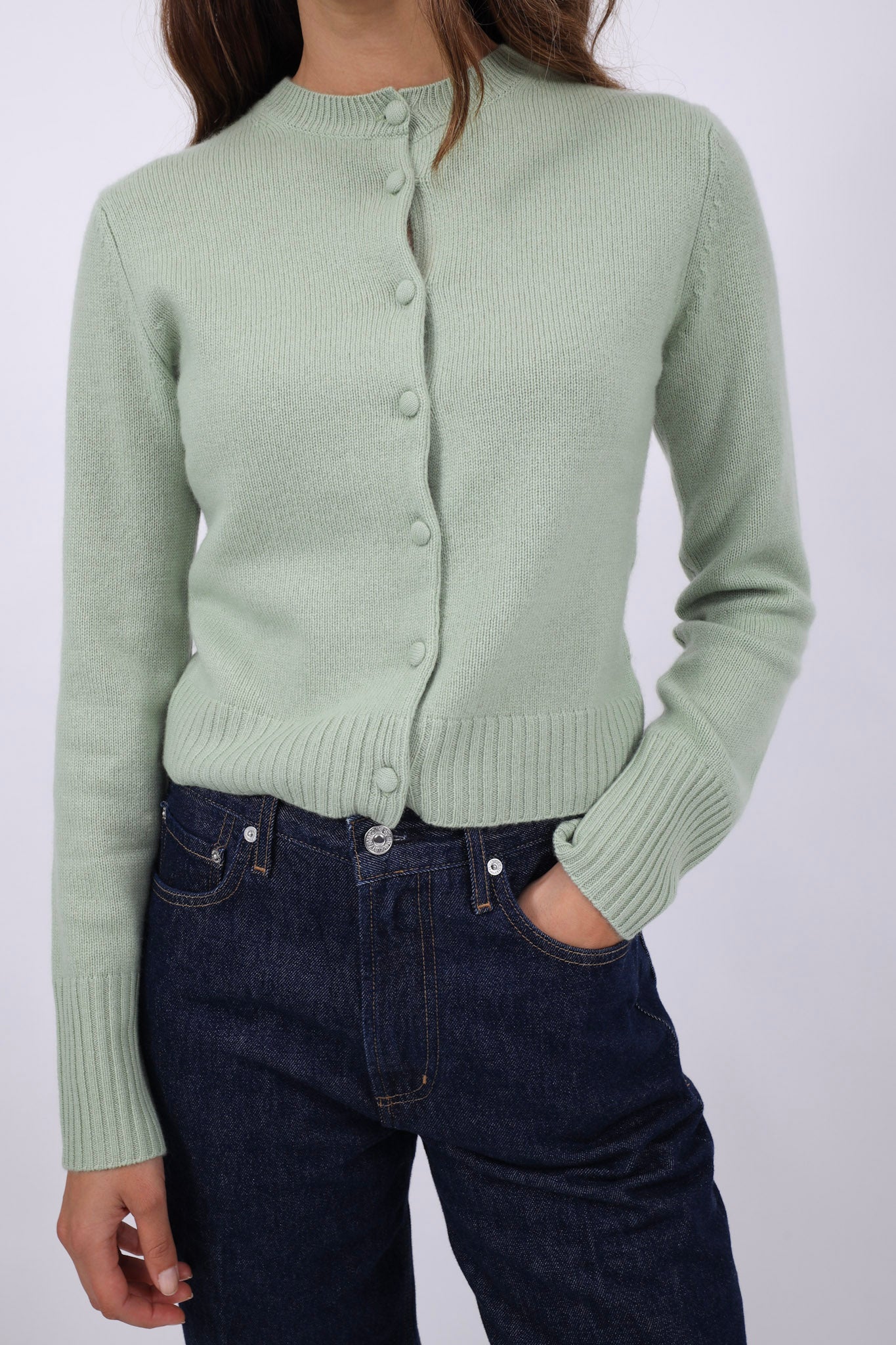 Heart Cardigan Chai