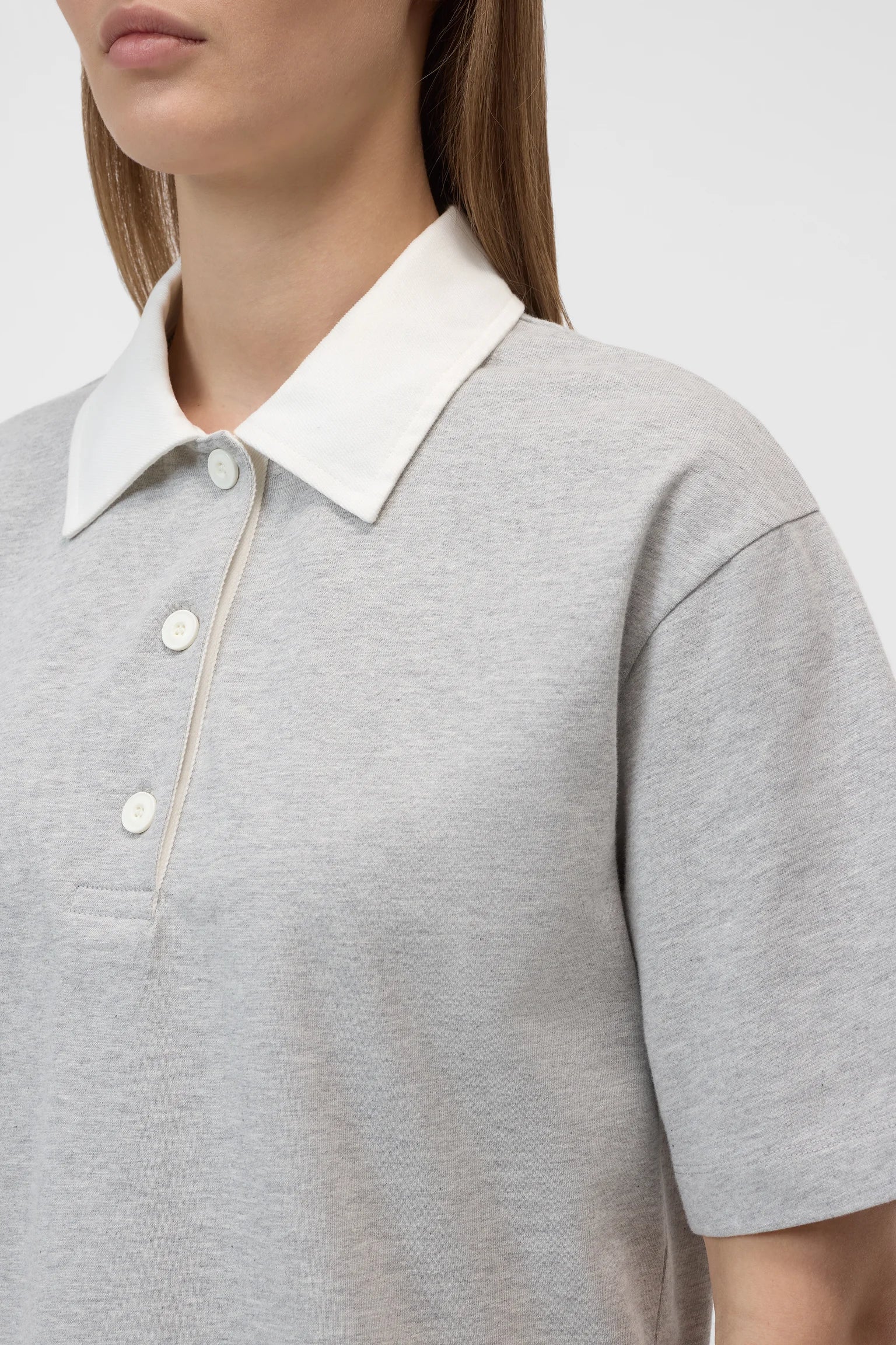 Closed Polo Rugby Melange