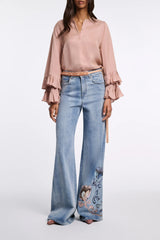 Dorothee Schumacher Blouse Soft Stripes Tan