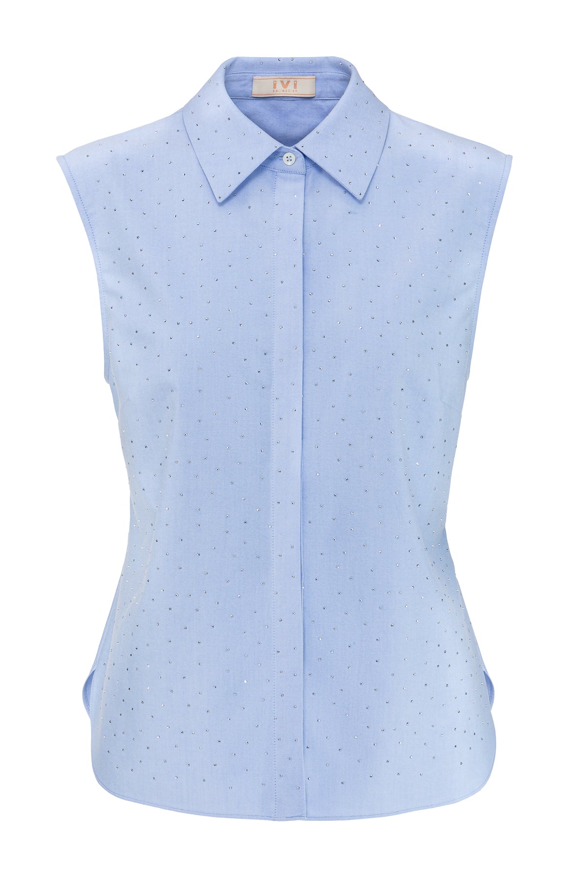 IVI Bluse Sparkling Skyblue