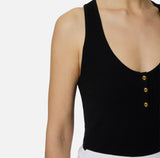 Elisabetta Franchi Top Nero