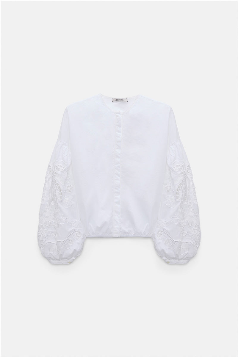 Dorothee Schumacher blouse Embroidered Beauty White