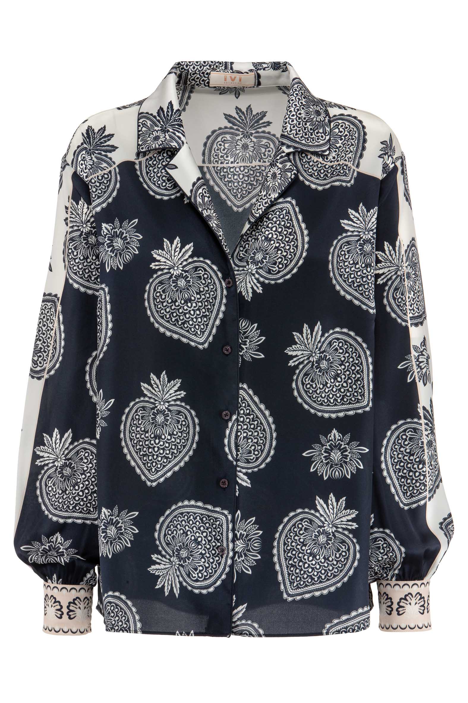 IVI Bluse Strawberry Midnight
