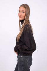 Herzensangelegenheit Pullover Turtle Fondente