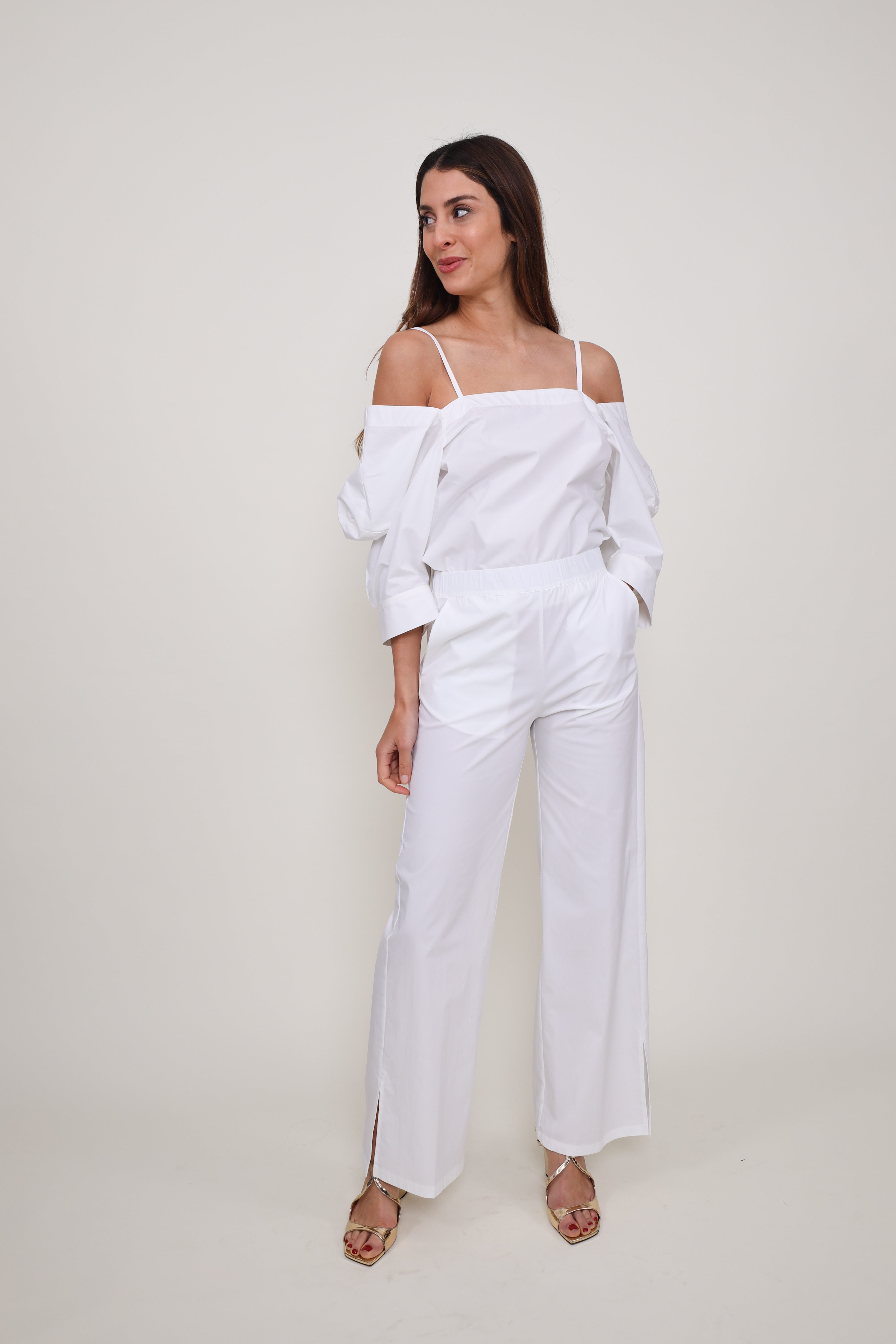 Liviana Conti Bluse Aira Bianco