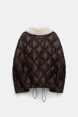 Dorothee Schumacher Jacke Cozy Coolness Choco
