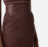 Elisabetta Franchi Skirt Emblem Cacao