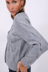 Sainte Mer Cardigan Flanell Mel