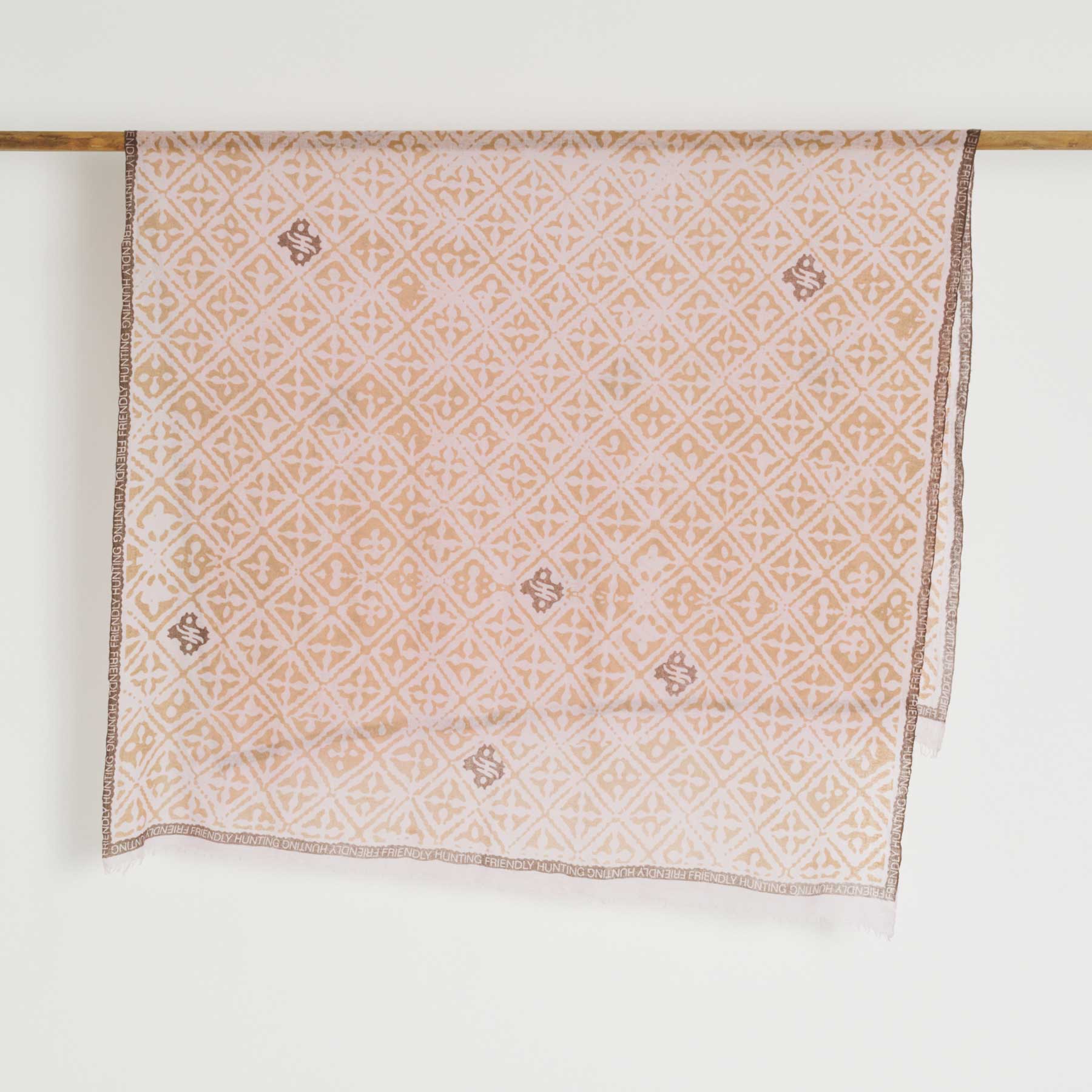 Friendly Hunting Cloth Felted Stole Eyes of Marrakesh Prism