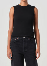 Agolde Tank Top Binx Black