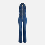 Elisabetta Franchi Jumpsuit Denim Lace