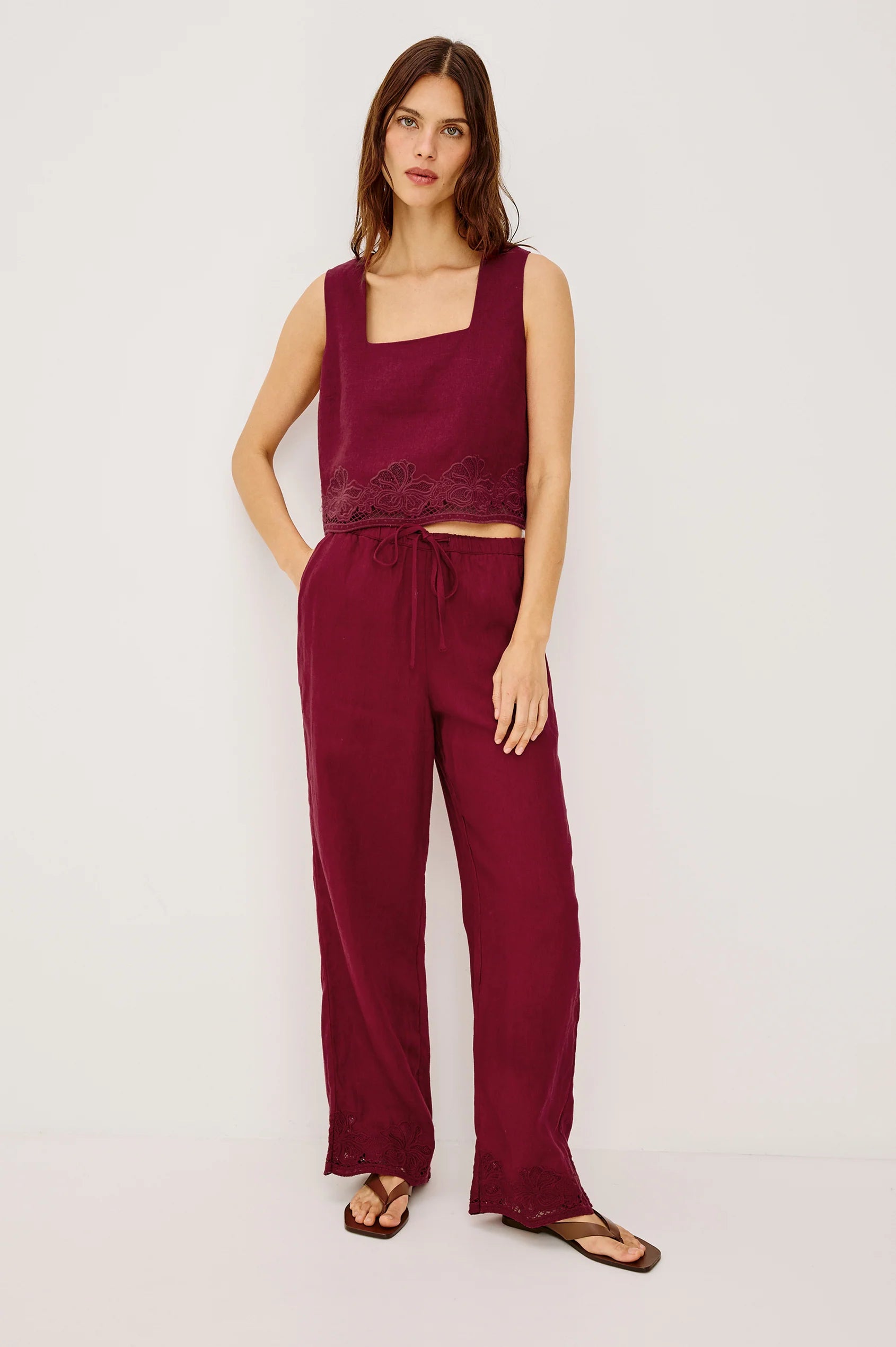 Rails Top Akira Berry Hibiscus