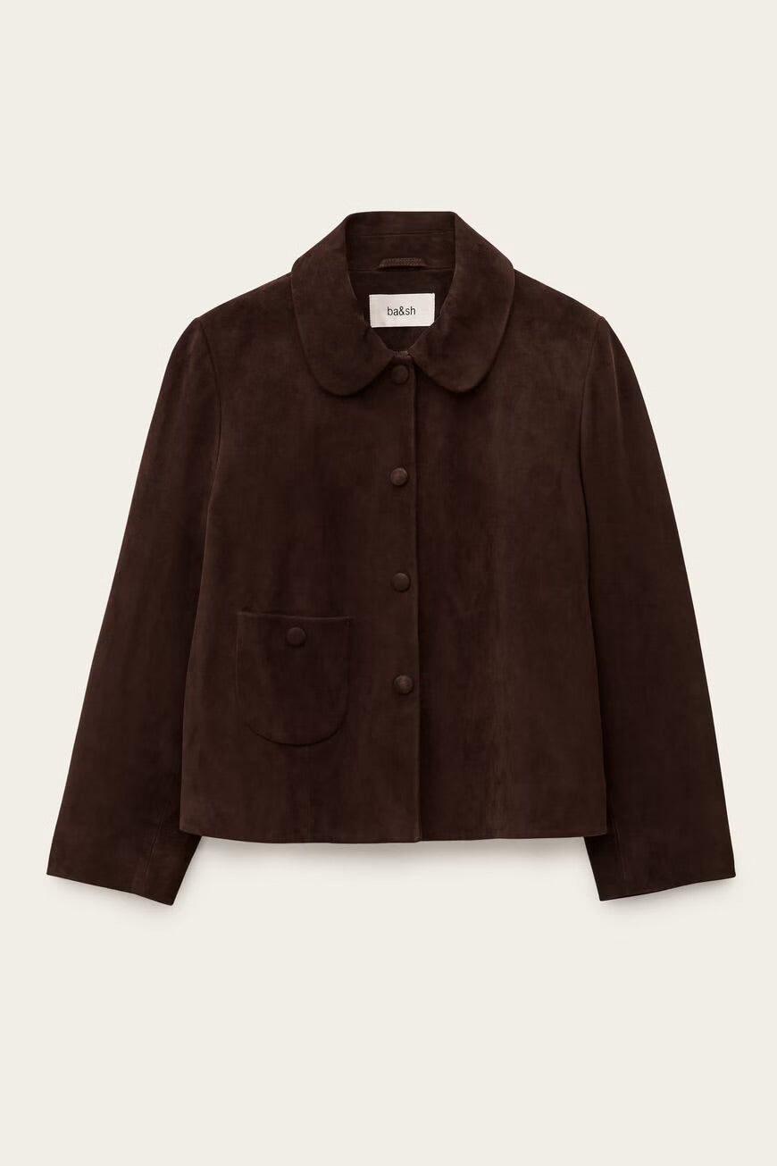 Ba&sh Jacke Milas Chocolate