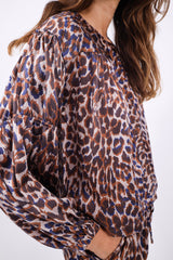 Friendly Hunting Bluse Aine Cheetah Toast