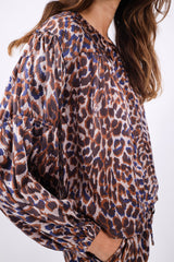 Friendly Hunting Bluse Aine Cheetah Toast