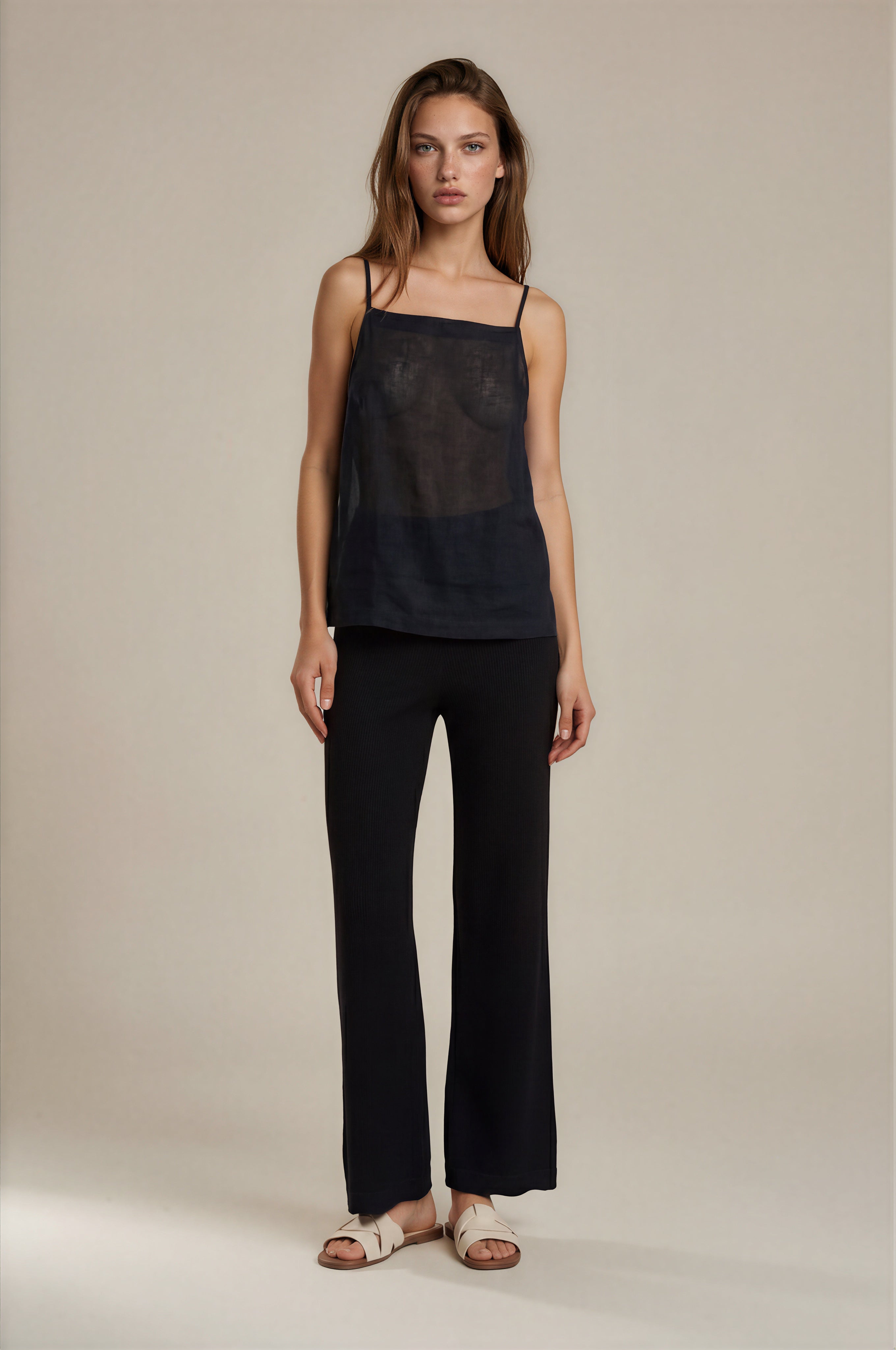 Liviana Conti Trousers Flare Black