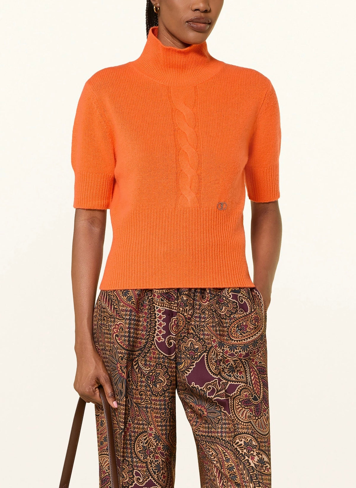 Sem Per Lei Pullover Short Orange