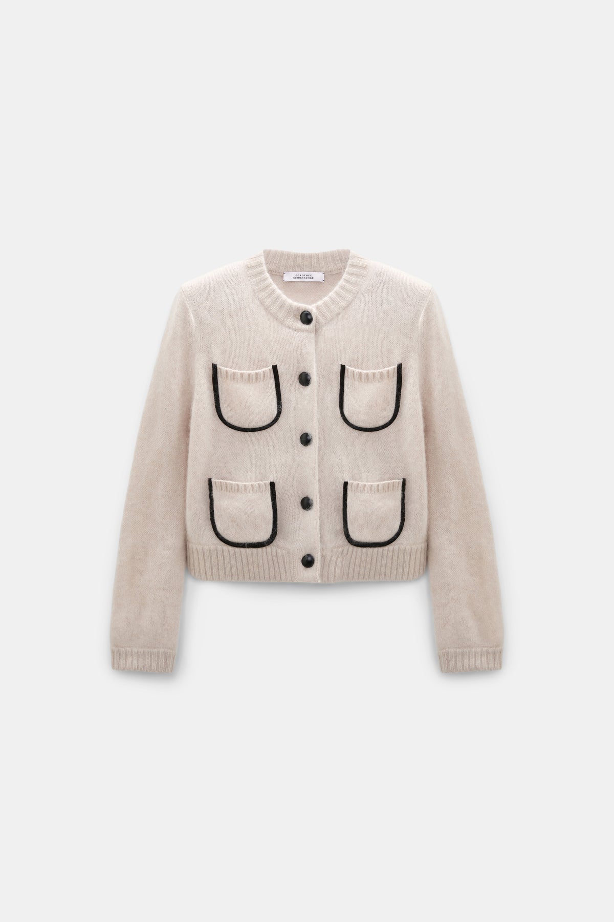 Dorothee Schumacher Cardigan Fluffy Statements Almond