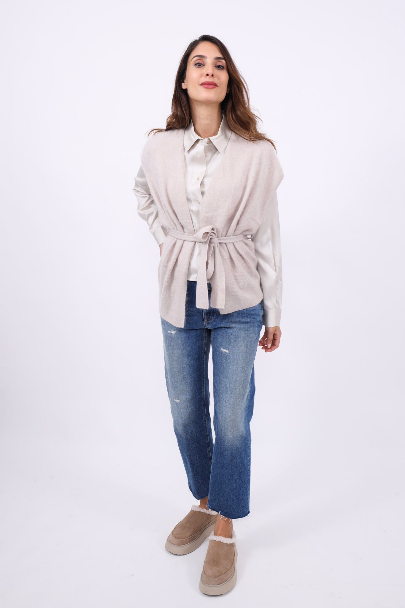 Heart Cardigan Waist Cloudy