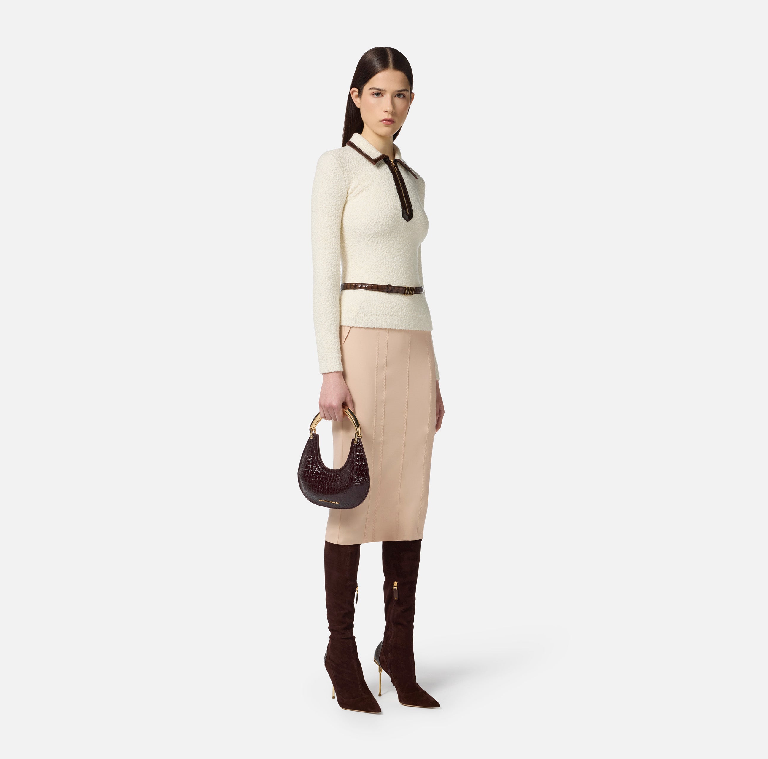 Elisabetta Franchi Sweater Milk