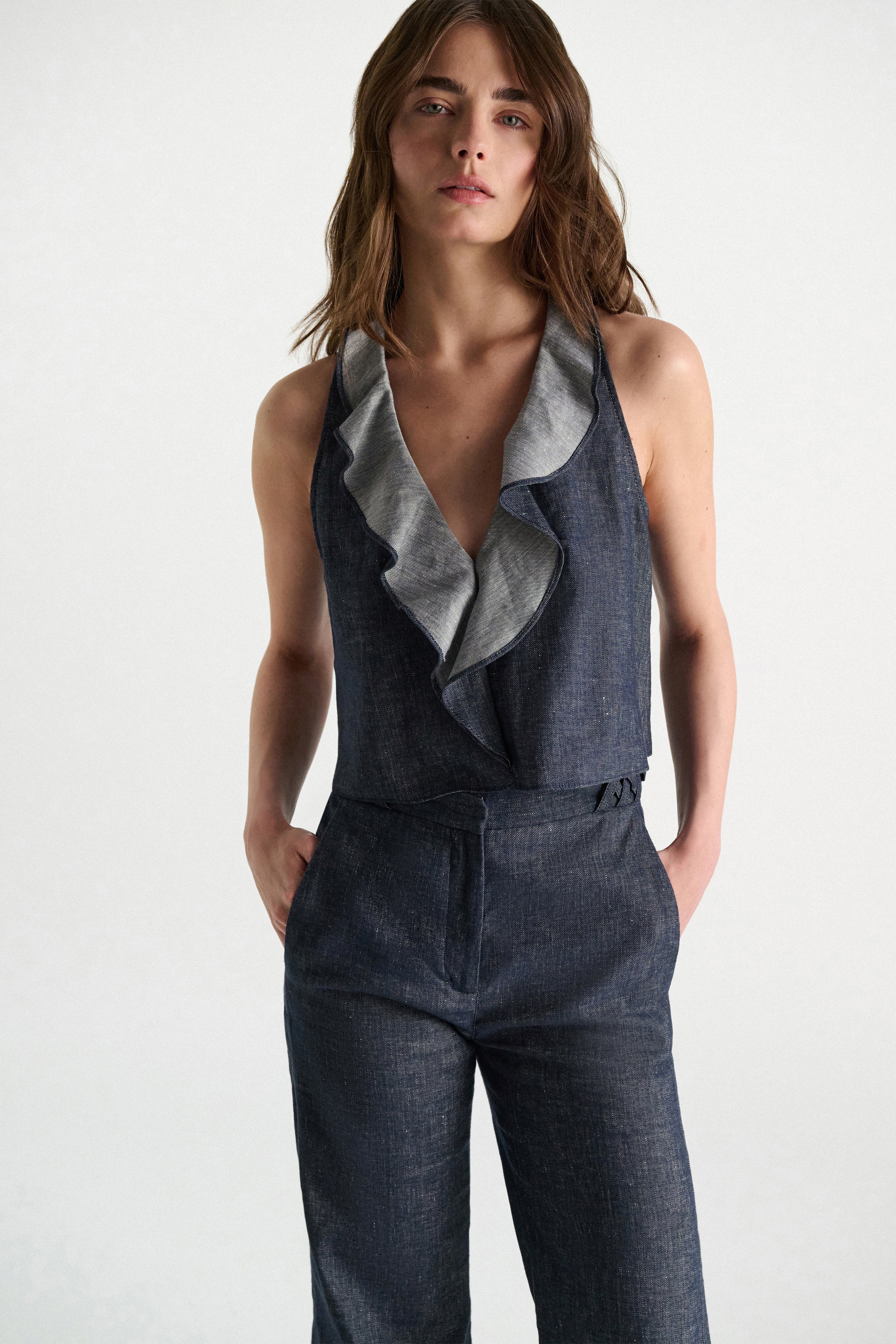 Dorothee Schumacher Top Fluid Denim