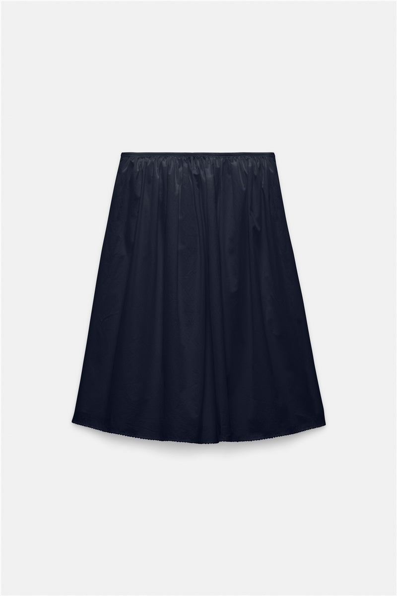 Schumacher Skirt Embroidered Beauty Navy