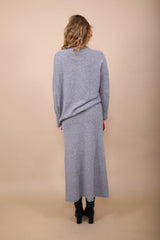 Vaniśe Strickrock grau