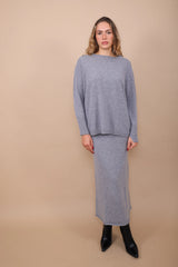 Vaniśe Strickrock grau