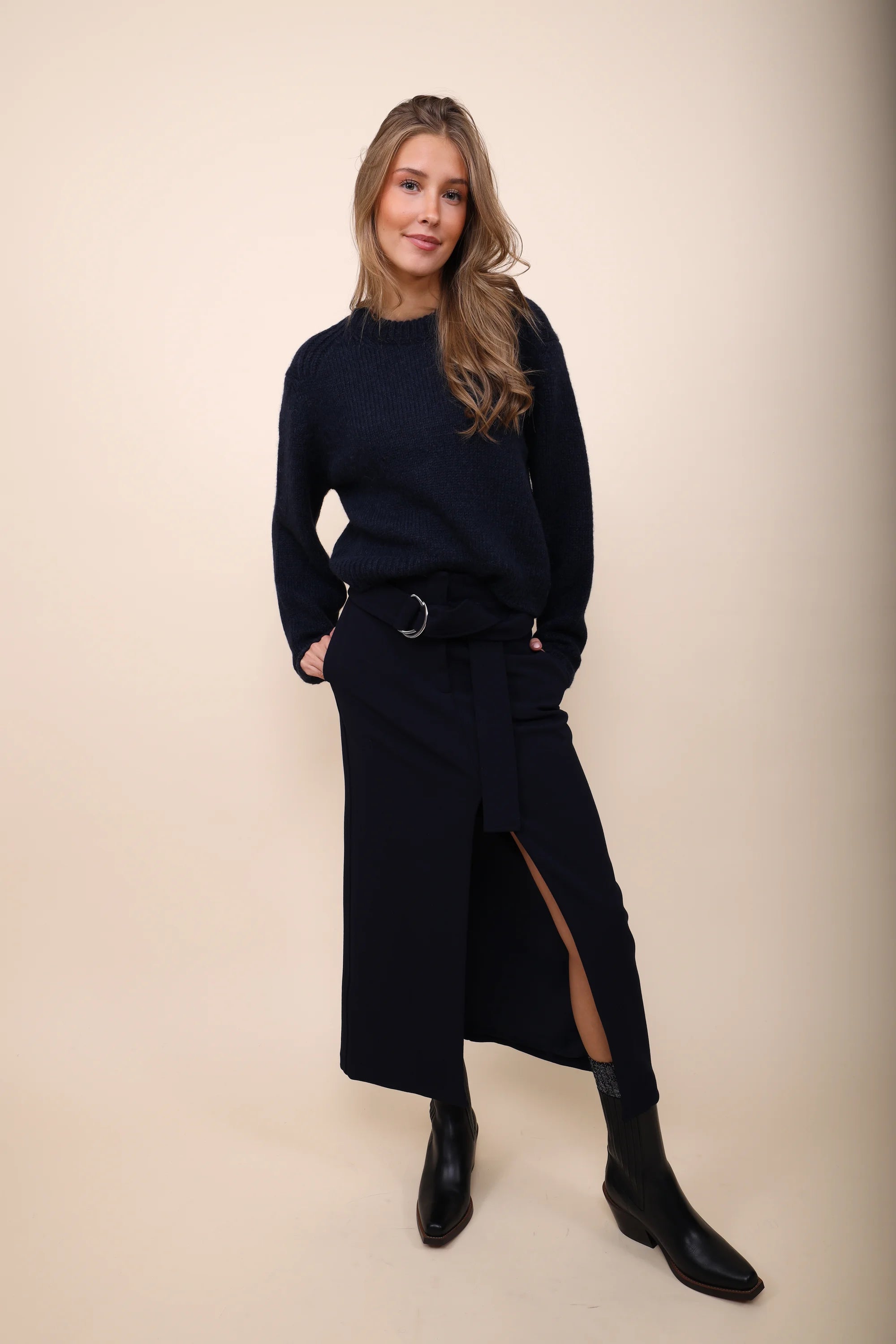 Liviana Conti skirt navy