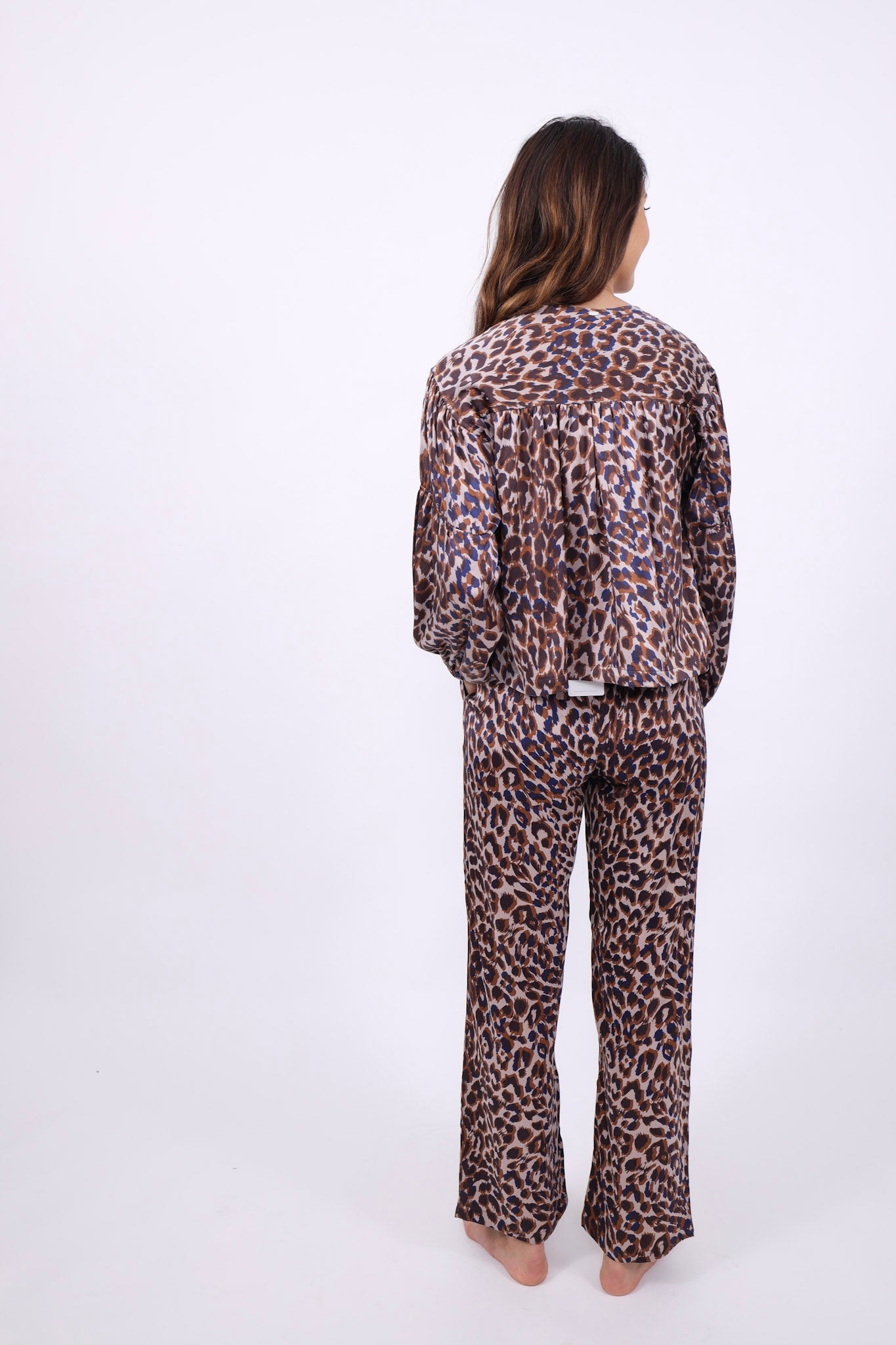 Friendly Hunting Bluse Aine Cheetah Toast