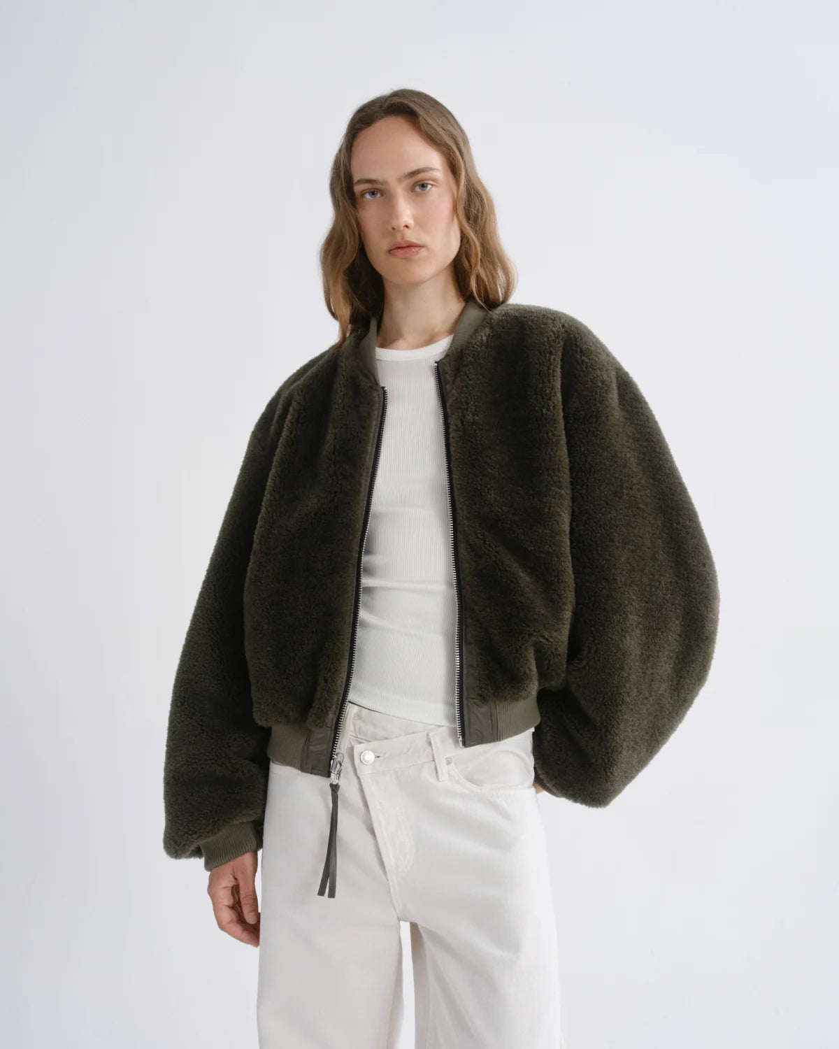 Agolde Wendejacke Bomber Frankie Fern
