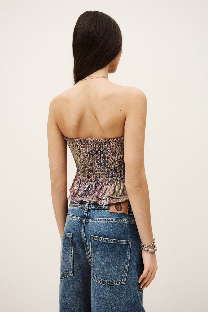 Ba&sh Top Pretty Rose
