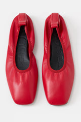 Closed Ballerinas Rose Red
