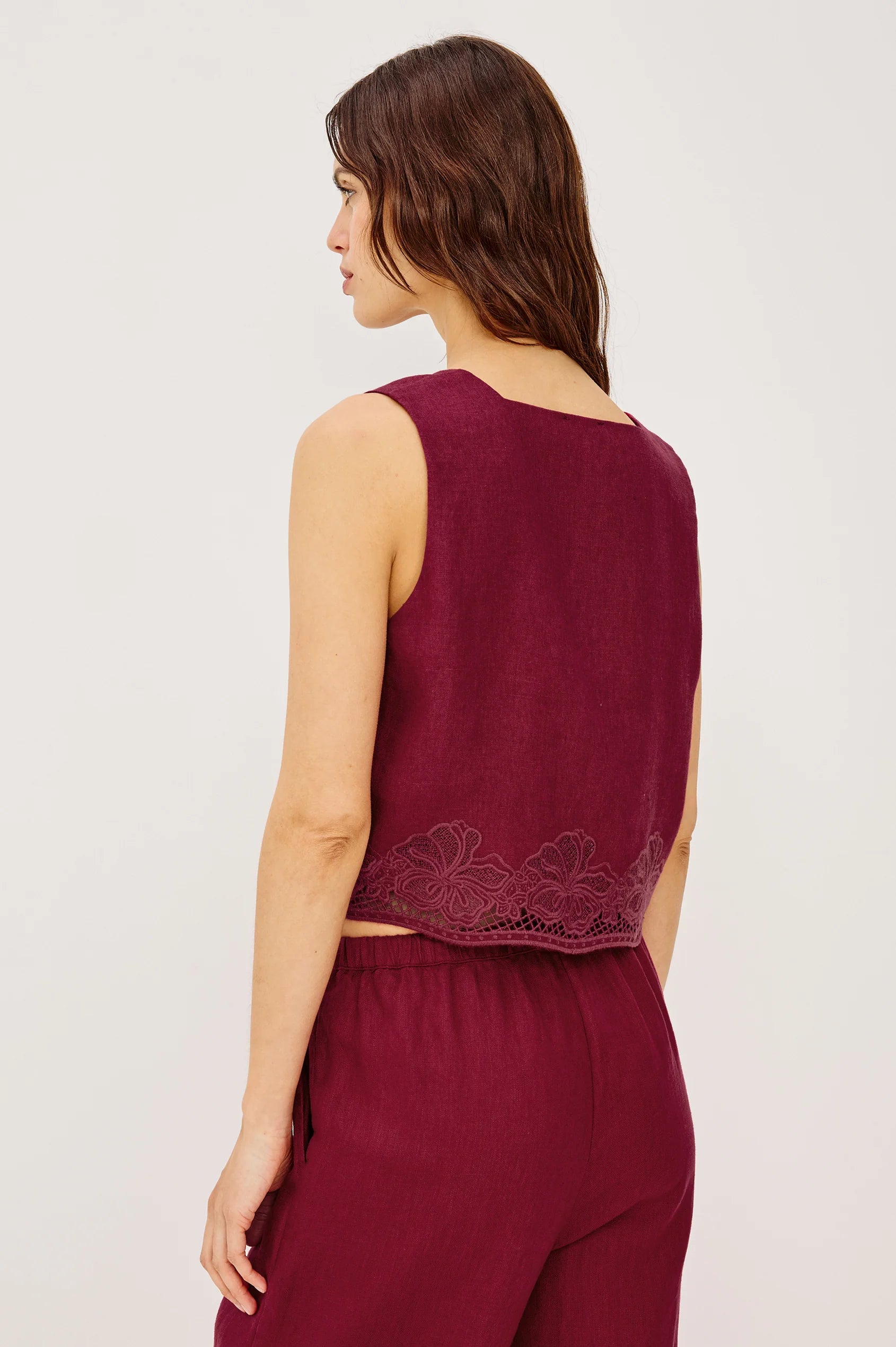 Rails Top Akira Berry Hibiscus