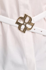 Dorothee Schumacher Gürtel Shine White