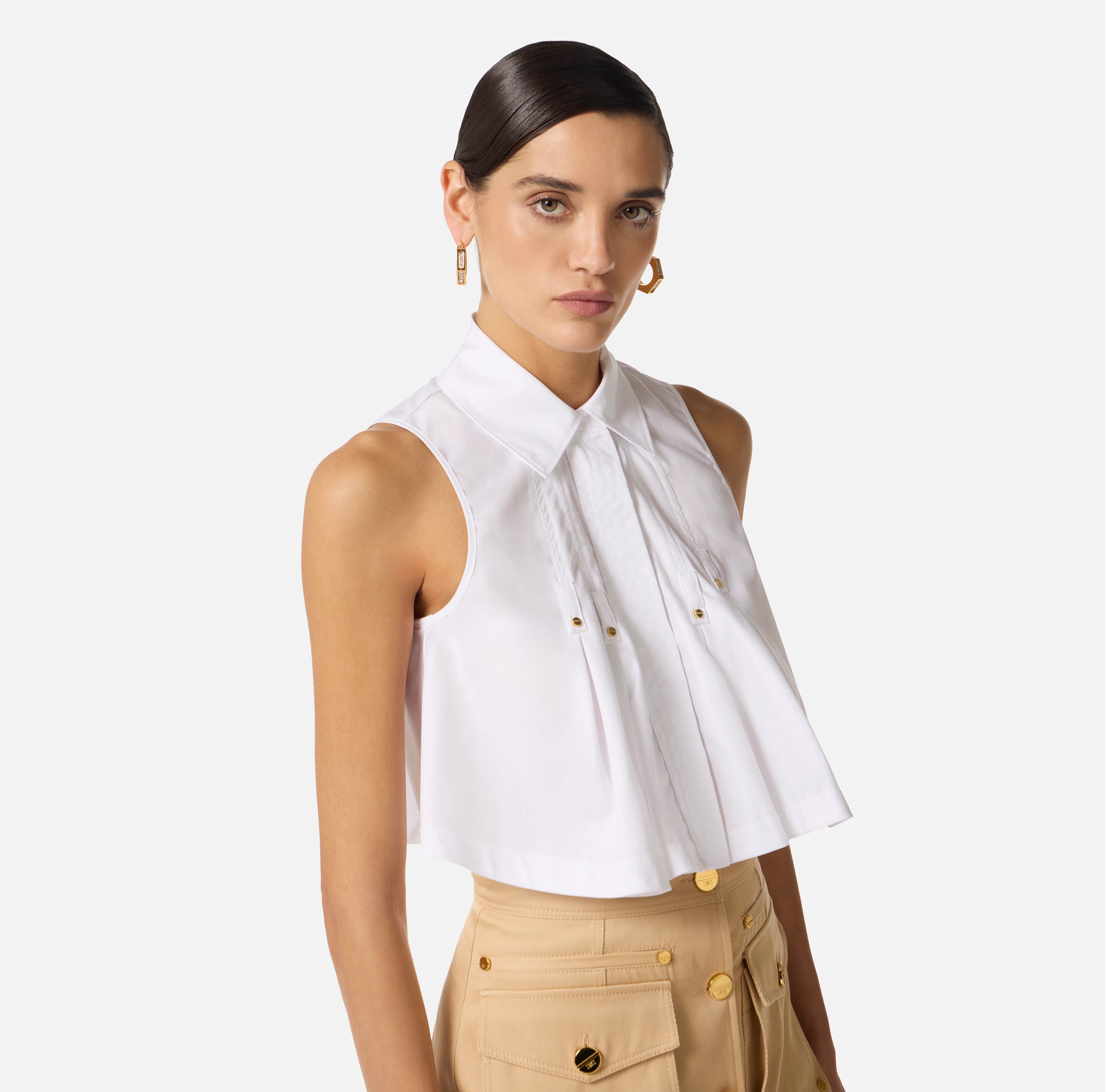 Elisabetta Franchi Poplin Blouse