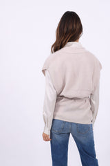 Herzensangelegenheit Cardigan Waist Cloudy