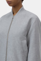 Closed Bomber Wool Melange