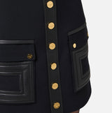 Elisabetta Franchi Rock Crêpe Black