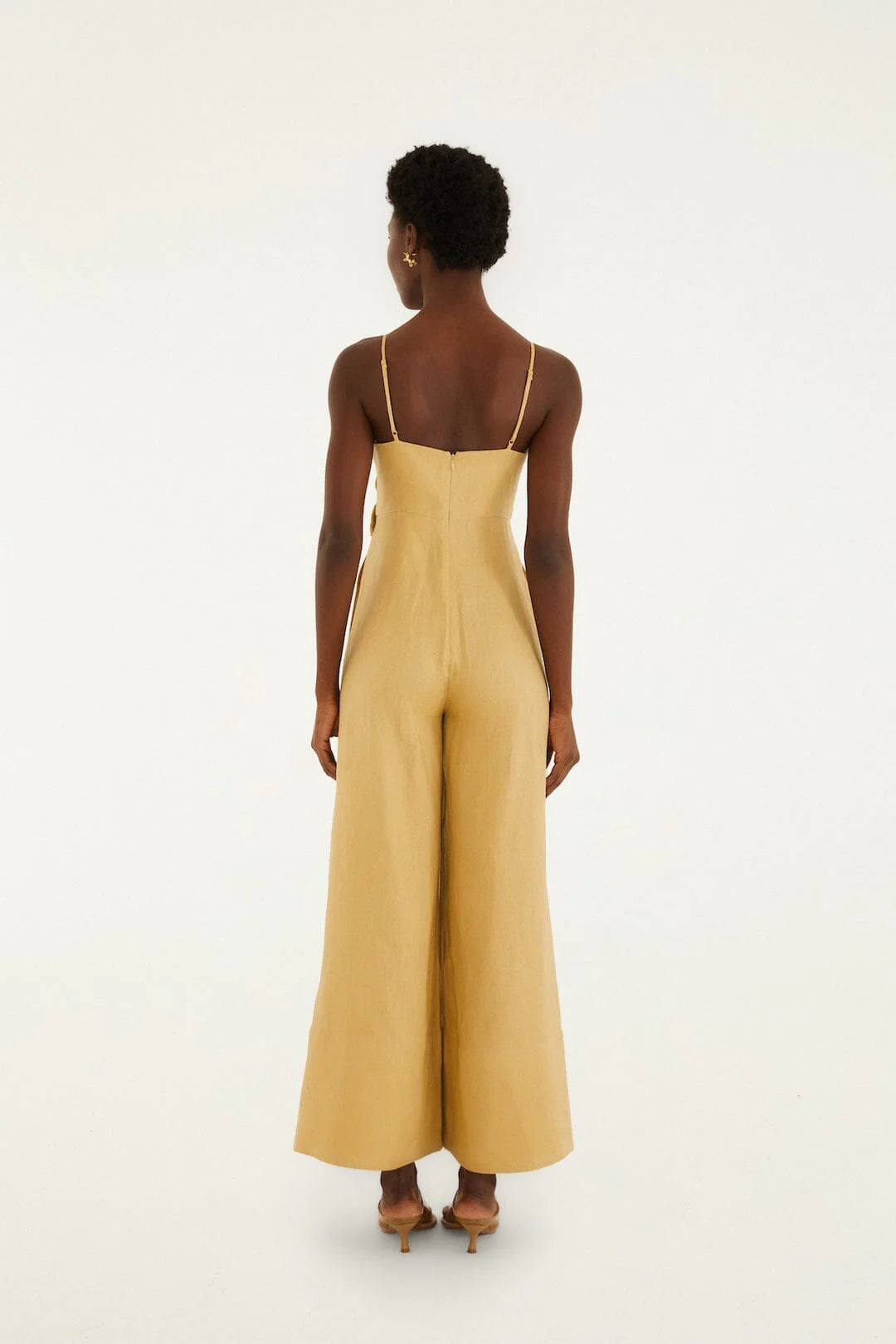 Farm Rio Jumpsuit Sand Flowers