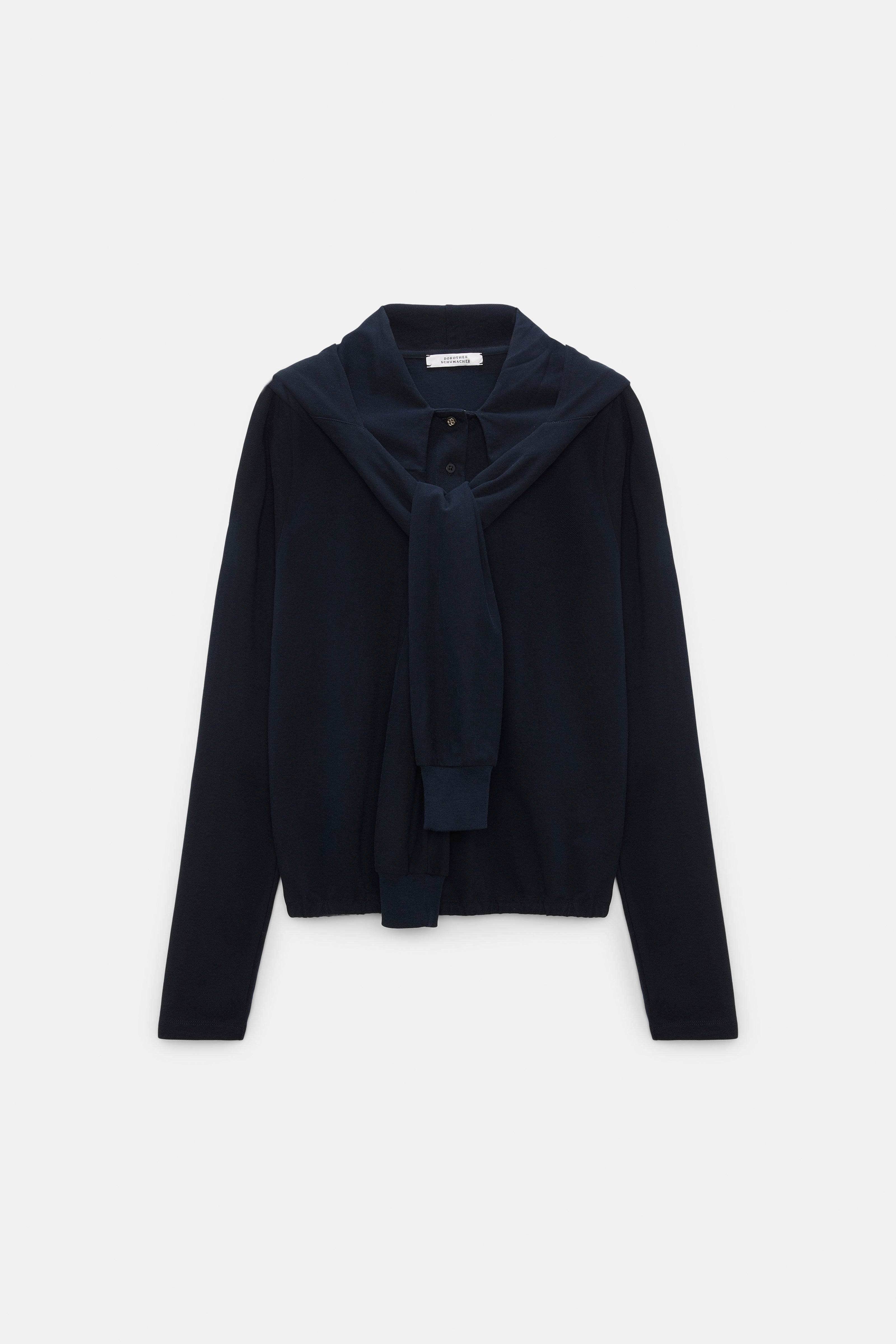 Dorothee Schumacher Shirt Sporty Romance Navy