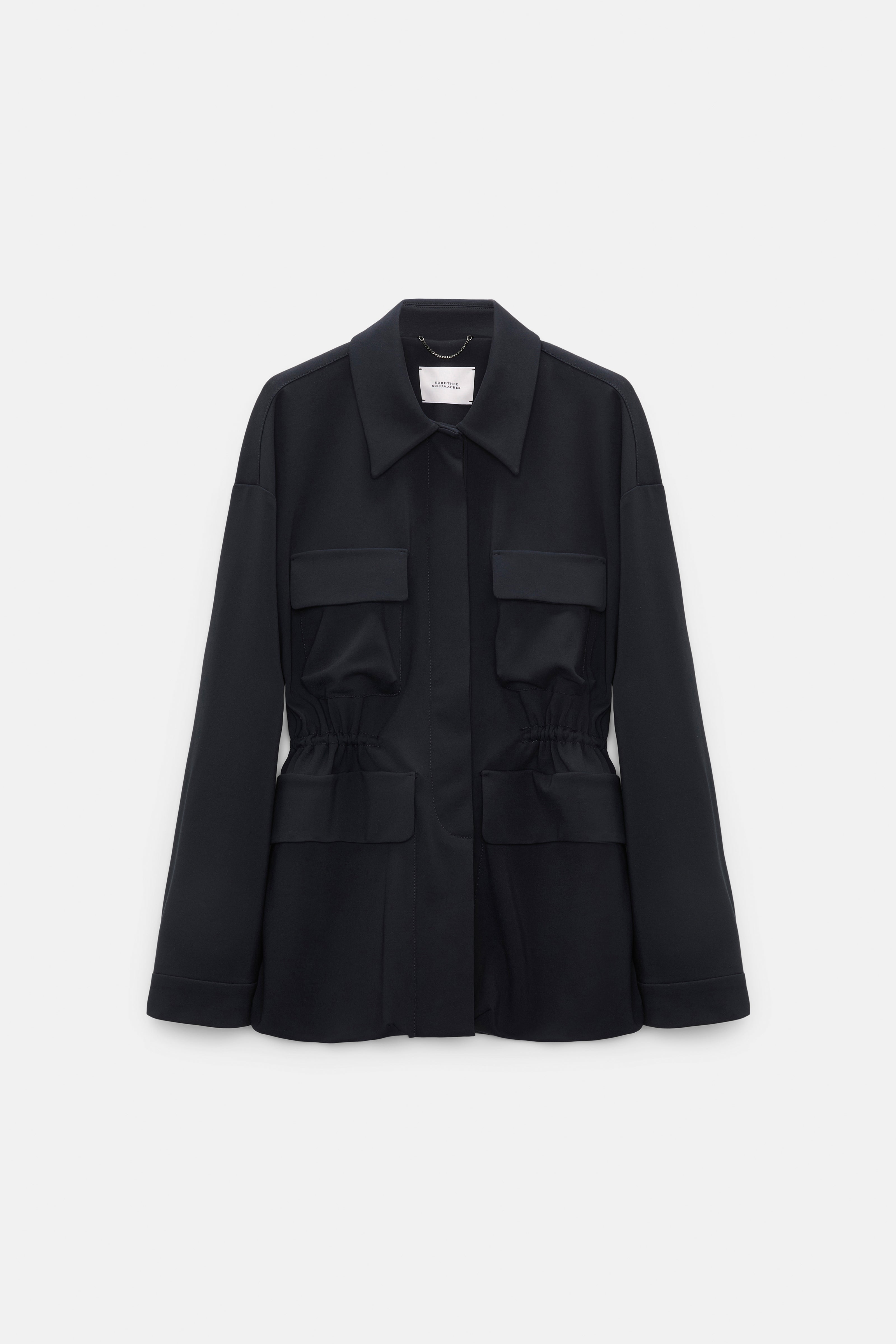 Dorothee Schumacher Jacket Essence Navy